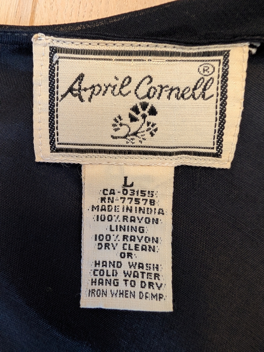 April Cornell Black Maxi Dress with Multicolor Floral Print - Picture 10 of 10